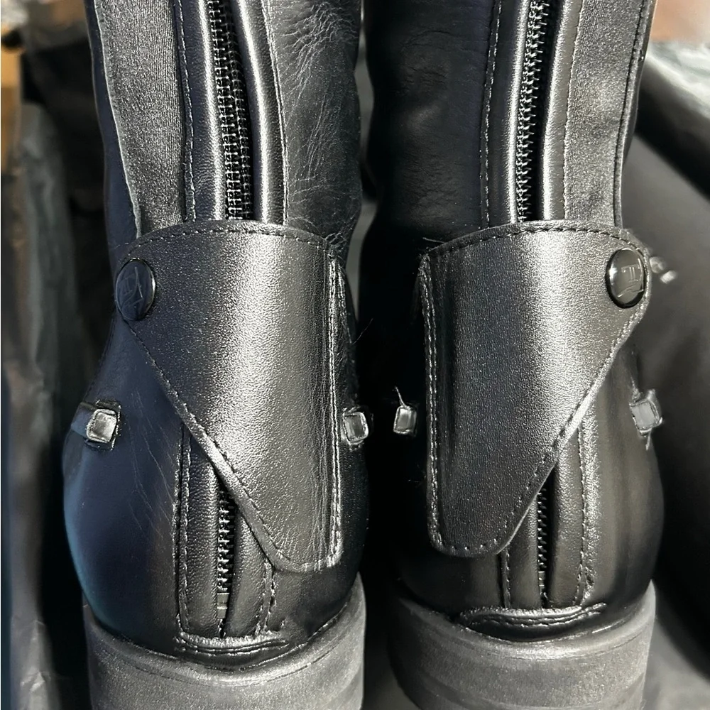 Tucci Galileo Black Leather Boots - Picture 6 of 8
